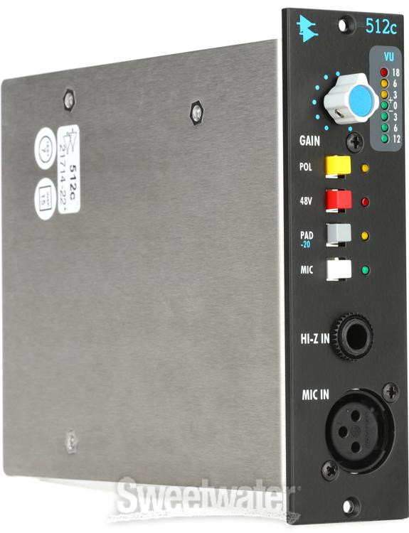 API 512c マイクプリアンプ 【2010年製ペア】 10760・10766 API 512c 500 Series Microphone Preamp | Sweetwater