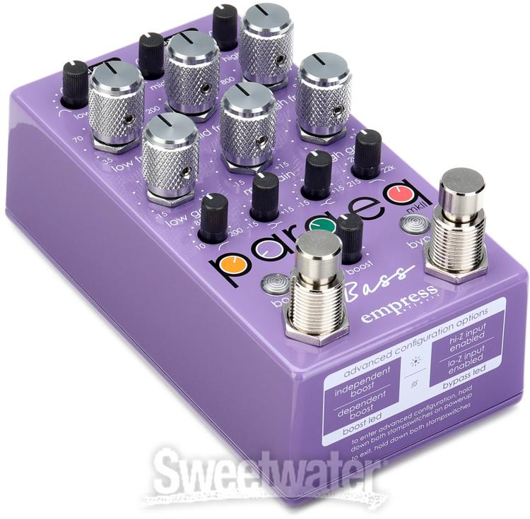 Empress Effects Bass ParaEQ Parametric Equalizer and Boost Pedal