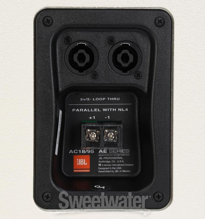 JBL AC18/95 250W 8-inch Surface-mount Speaker - White | Sweetwater