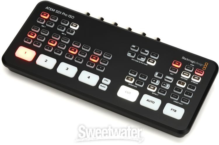 Blackmagic Design ATEM SDI Pro ISO Video Production Studio with 5