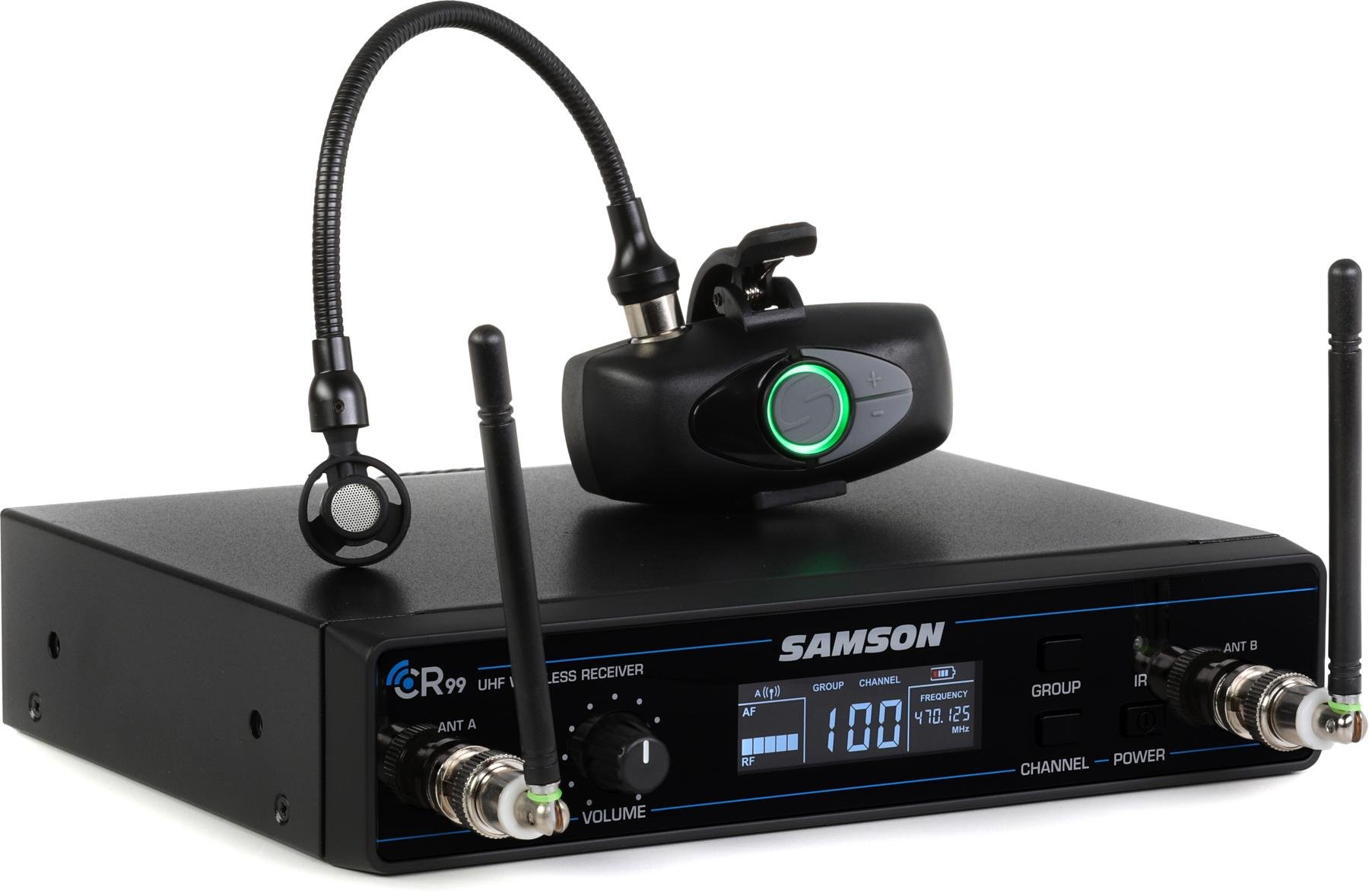 Samson AWX Wind Instrument Wireless - K Band, 470-494 MHz | Sweetwater