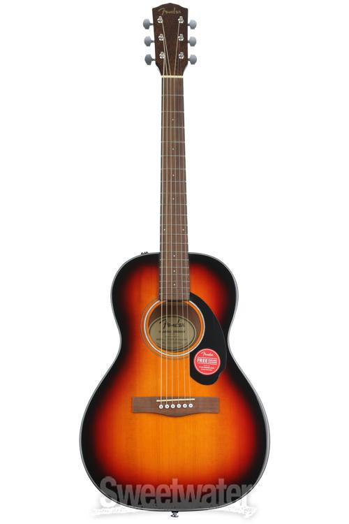 Fender CP-60S Parlor Acoustic Guitar - Sunburst | Sweetwater