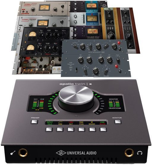 Universal Audio Apollo Twin X DUO 10x6 Thunderbolt Audio Interface