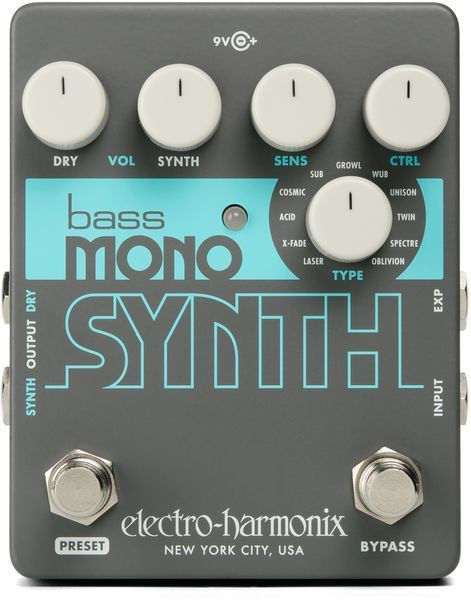 MONO SYNTH electro harmonix ギターエフェクター Electro-Harmonix Bass Mono Synth Synthesizer Pedal | Sweetwater
