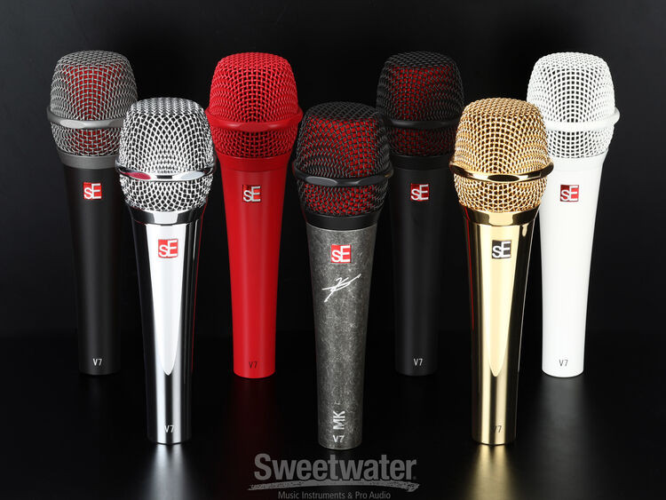 sE Electronics V7 White Dynamic Supercardioid Handheld Vocal