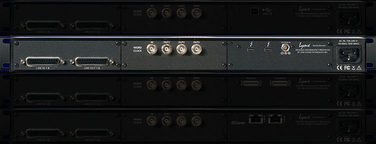 Lynx Aurora (n) 8-TB3 8-channel AD/DA Converter with Thunderbolt 3