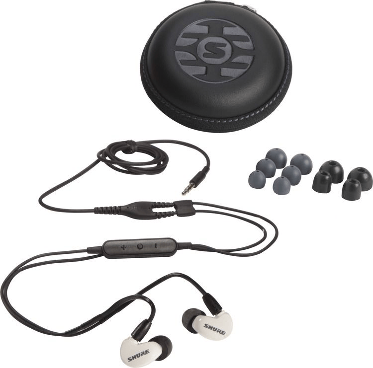 Shure AONIC 215 Sound Isolating Earphones - White | Sweetwater