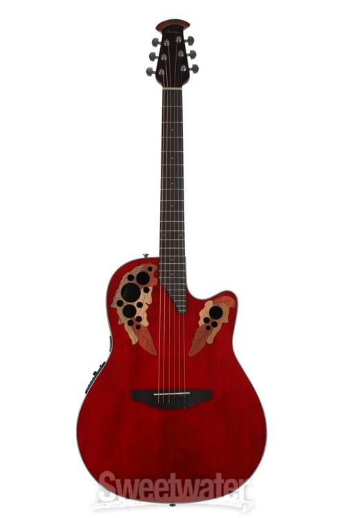 Ovation Elite Celebrity - Ruby Red | Sweetwater