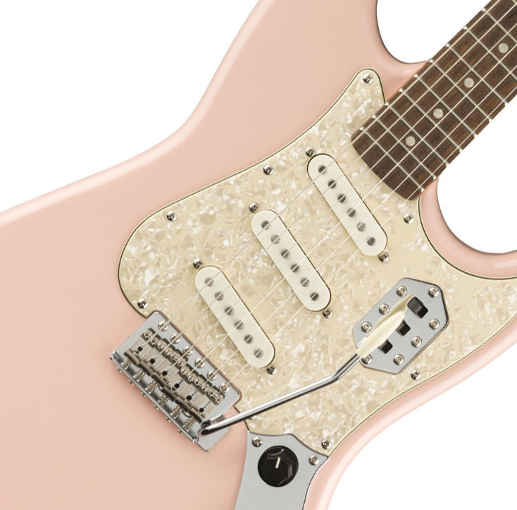 Squier Paranormal Cyclone Electric Guitar - Shell Pink | Sweetwater