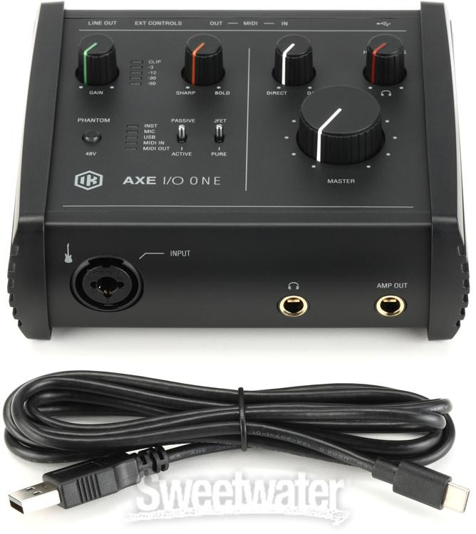 IK Multimedia AXE I/O ONE USB Guitar Audio Interface | Sweetwater