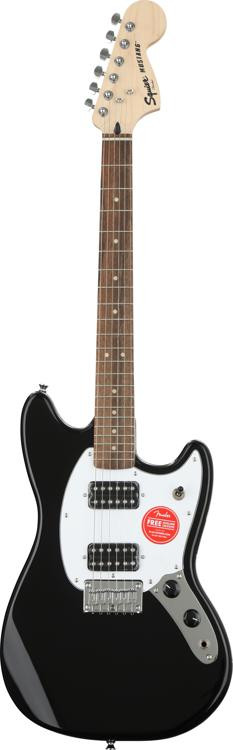 Squier Bullet Mustang HH - Black with Indian Laurel Fingerboard