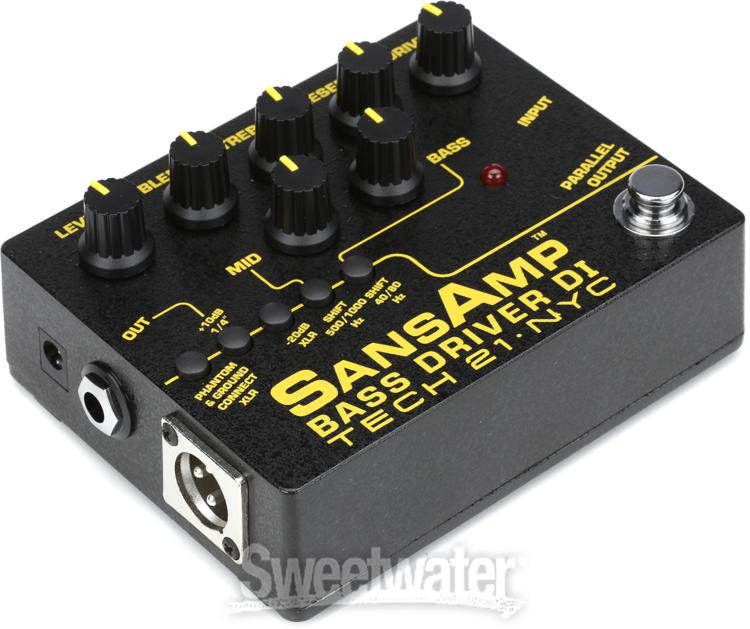 Tech 21 SansAmp Bass Driver DI V2 Pedal | Sweetwater