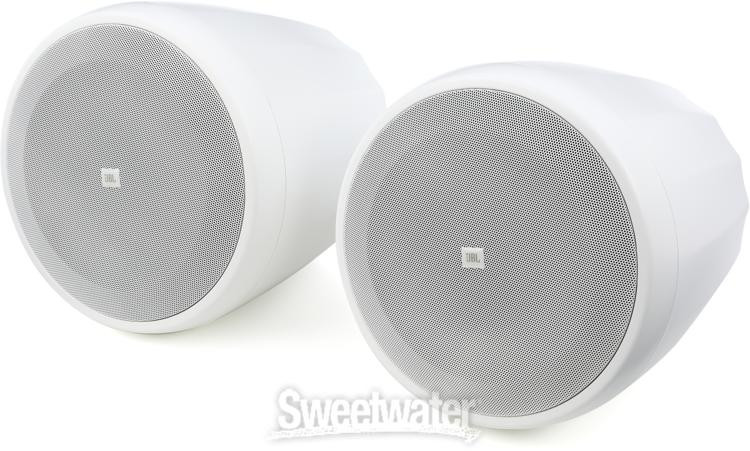 JBL Control 67P/T Pendant Speaker Pair - White | Sweetwater