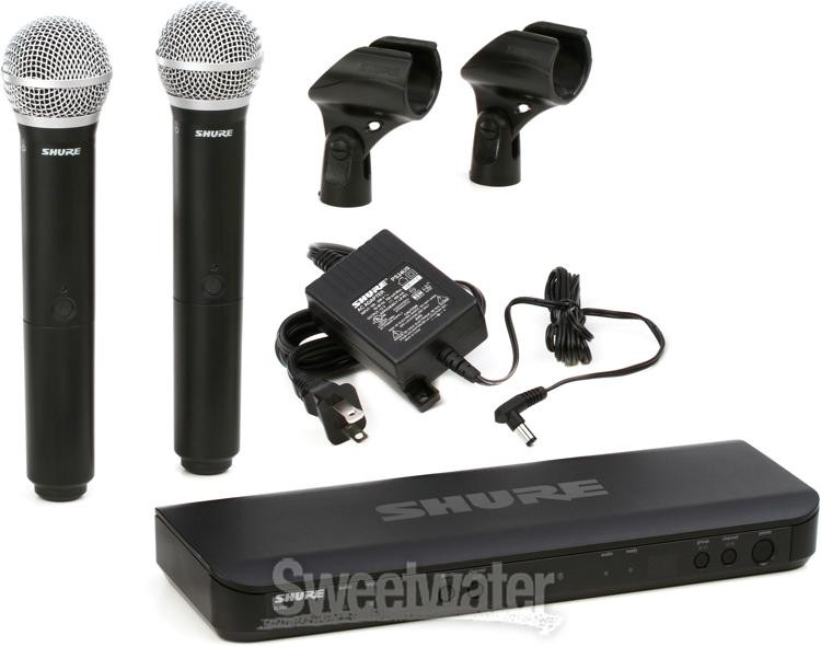 Shure BLX288/SM58 Wireless Dual Handheld System - J11 Band