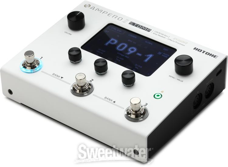 Hotone Ampero II Stomp Amp Modeler and Effects Processor Pedal
