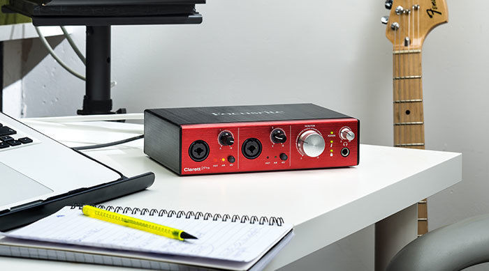 Focusrite Clarett 2Pre 10x4 Thunderbolt Audio Interface | Sweetwater