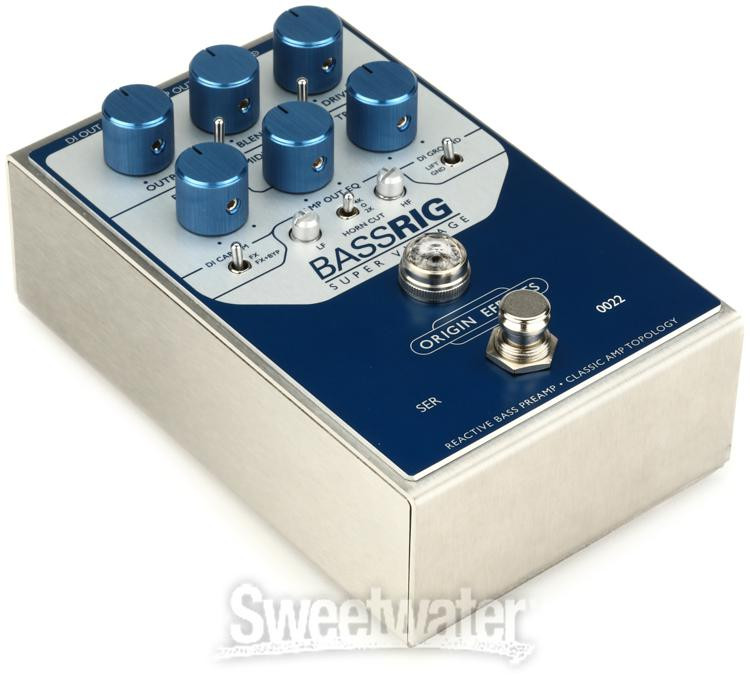 Origin Effects BassRig Super Vintage Bass Preamp Pedal | Sweetwater