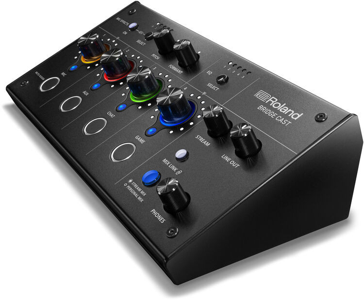 Roland Bridge Cast Dual-bus Gaming Audio Mixer - Ice White