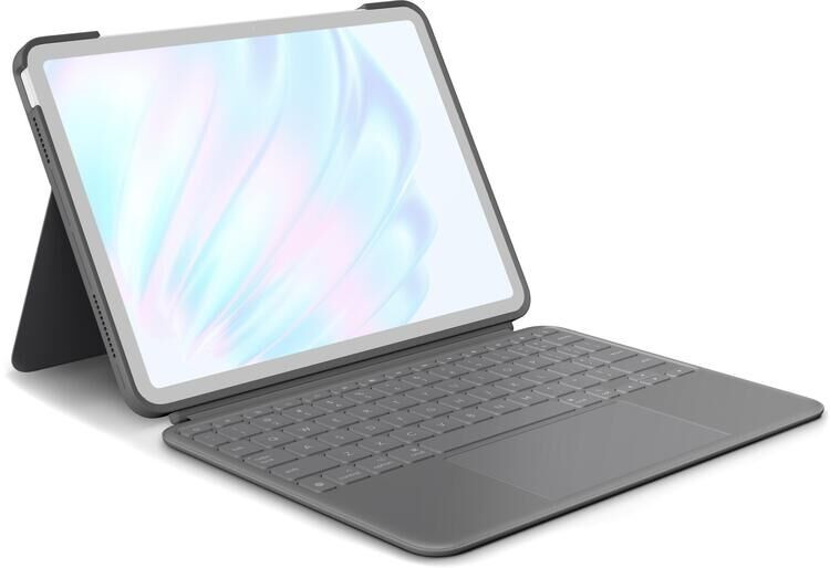 Logitech Combo Touch for 11-inch iPad Air - Gray | Sweetwater