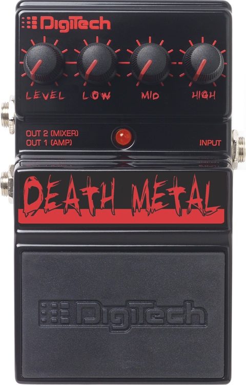 楽器 DigiTech DEATH L Digitech Death Metal Distortion Guitar Effects Pedal Effector Gear