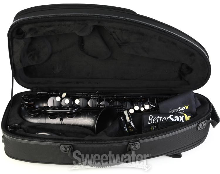 BetterSax Session Alto Saxophone - Matte Black Lacquer | Sweetwater
