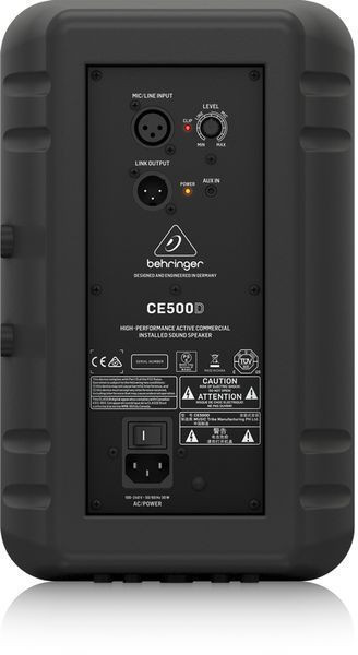 Behringer CE500D Active Commercial Installed Speaker - Black