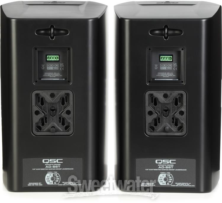 QSC AcousticDesign AD-S6T 6.5-inch Surface-mount Loudspeakers