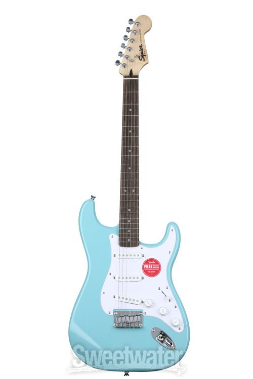 Squier Bullet Strat HT - Tropical Turquoise with Indian Laurel
