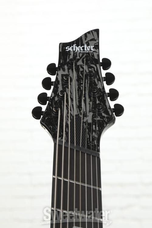 Schecter C-8 MS Silver Mountain 8-string Electric Guitar - Black