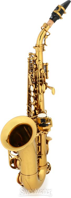 BetterSax Classic Curved Soprano Saxophone - Dark Gold Lacquer