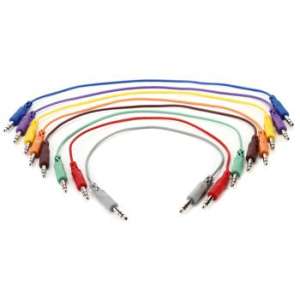 6 Ft 2 Pack Rannsgeer 2 Pack 1/4 Inch TRS to 1/4 Inch TRS Right Angle 6 Feet Patch Cable