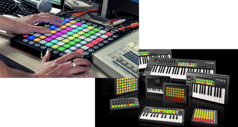 Novation  Grid Controllers, Grooveboxes, Synths and Keys