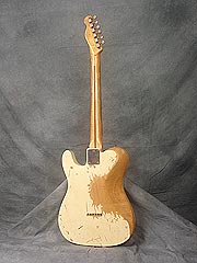 Fender Esquire back of guitar