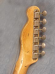Fender Esquire headstock of guitar