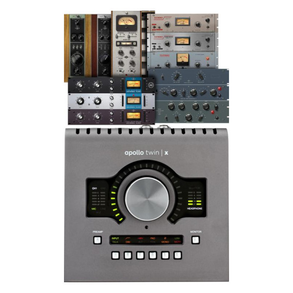 Universal Audio Apollo Twin X DUO Heritage Edition 10x6 Thunderbolt Audio Interface with UAD DSP