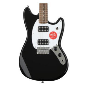 Squier Bullet Mustang HH - Black with Indian Laurel Fingerboard