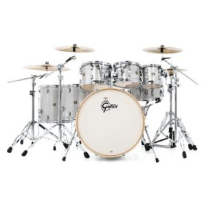 Gretsch Drums Catalina Maple CM1-E826P 7-piece Shell Pack with Snare Drum - Silver Sparkle