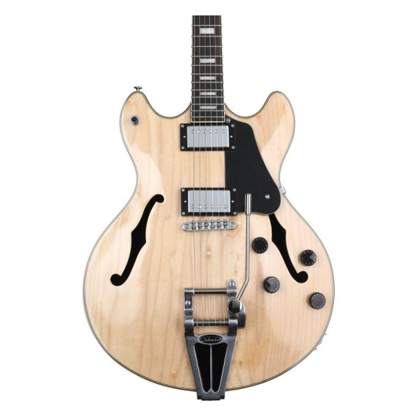 Schecter Corsair Semi-hollowbody Electric Guitar - Gloss Natural