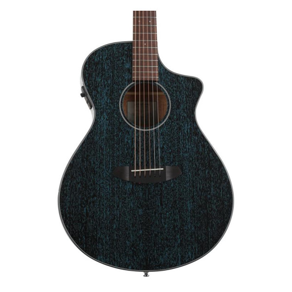 Breedlove ECO Rainforest S Concert CE Acoustic-Electric Guitar - Midnight Blue African Mahogany