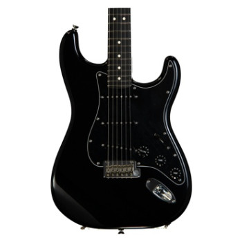 Fender Limited Edition American Standard Blackout Stratocaster - Mystic  Black