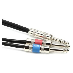 Pro Co IPBQ2Q-20 1/4-inch TRS Male to Dual 1/4-inch TS Male...