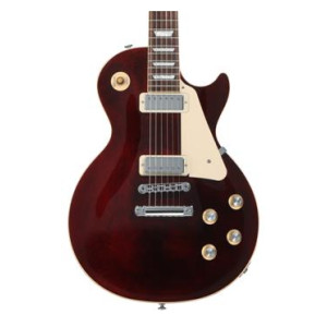 Gibson Les Paul Deluxe 70s Electric Guitar – Wine Red