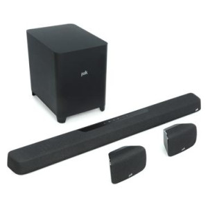 Polk Audio MagniFi Max AX SR Dolby Atmos Soundbar System with...