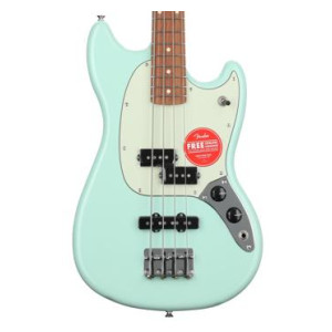 Fender Special Edition Mustang PJ Bass - Surf Green with Pau Ferro Fingerboard - Sweetwater Exclusive in the USA