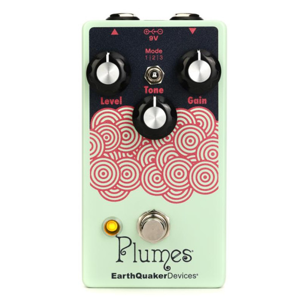 EarthQuaker Devices Plumes Small Signal Shredder Overdrive Pedal - Citron