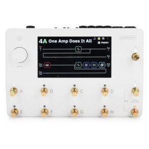 Quad Cortex Quad-Core Digital Effects Modeler and Profiling Floorboard - White and Gold, Sweetwater Exclusive