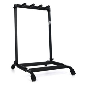 Rok-It RI-GTR-RACK3 Collapsible Folding Guitar Rack for 3 Acoustic or Electric Guitars