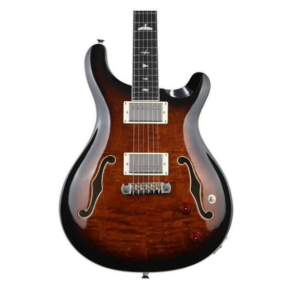 PRS SE Hollowbody II Electric Guitar - Black Gold Burst