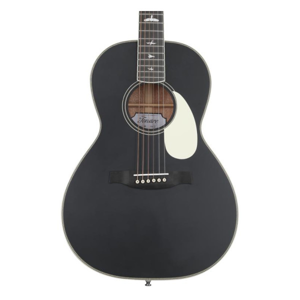 PRS SE Parlor P20 Acoustic Guitar - Black Satin Top