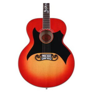 Gibson Acoustic Johnny Cash SJ-200 Acoustic Guitar - Vintage Cherry...